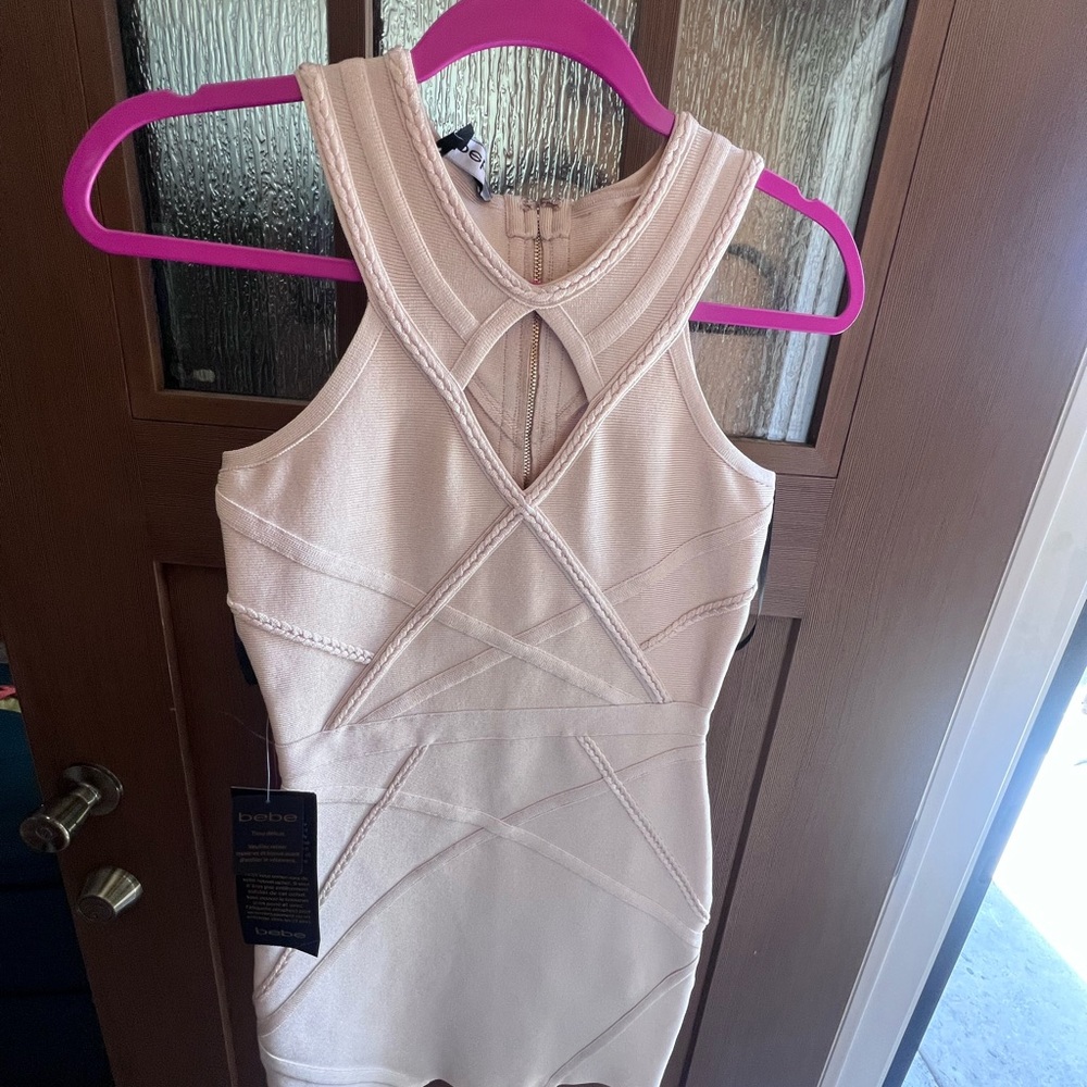 bebe Blush Mini Dress